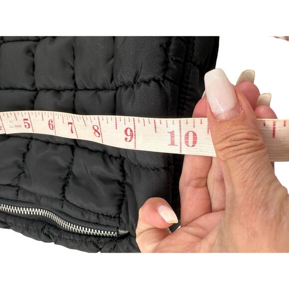 Valentino Orlandi Crossbody Bag Purse Quilted Puffer Black Adjustable Strap NEW - Picture 6 of 9